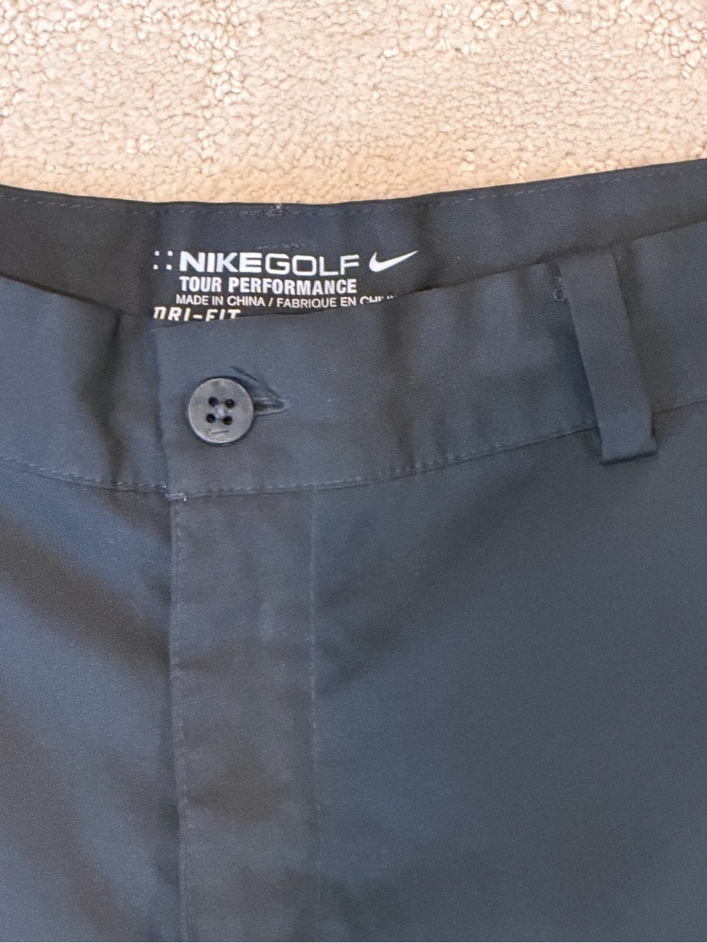 Nike Black Men's Tour Performance Shorts